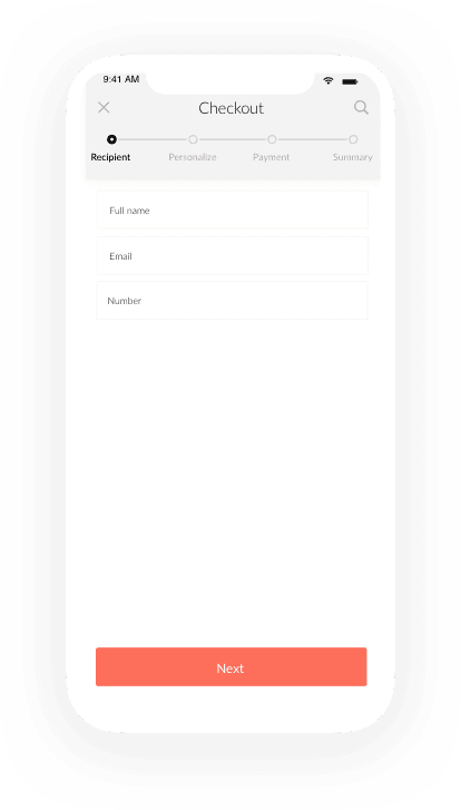 Checkout phone